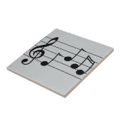 音符のト音記号およびスタッフ タイル (側面)