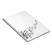 音符のノート ノートブック (右側)