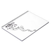 音符のノート ノートブック (左側)