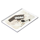 音符のノート ノートブック (左側)