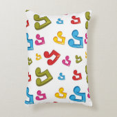 音符のパターン アクセントクッション (正面(垂直))