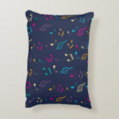 音符のパターン アクセントクッション (裏面(縦))