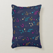 音符のパターン アクセントクッション (正面(垂直))