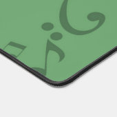 音符のパターン デスクマット (コーナー)