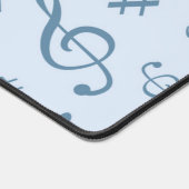 音符のパターン デスクマット (コーナー)