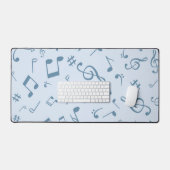 音符のパターン デスクマット (キーボード&マウス)