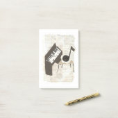 音符のポスト・イット ポストイット (デスク上)