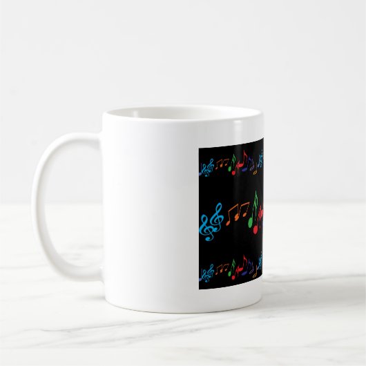 音符のマグ コーヒーマグカップ (左)