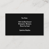 音符の名刺 名刺 (裏面)