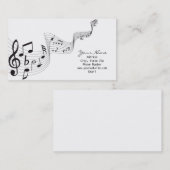 音符の名刺 名刺 (正面/裏面)