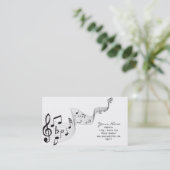 音符の名刺 名刺 (スタンド正面)