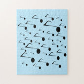 音符の多く ジグソーパズル (縦)