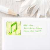 音符の宛名ラベル ラベル (インサイチュ)