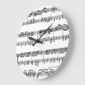 音符の柱時計 ラージ壁時計 (傾斜)