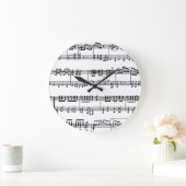 音符の柱時計 ラージ壁時計 (ホーム)