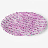 音符の水色 ペーパープレート (アングル)