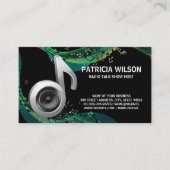 音符の背景 | サブウーファーの名刺 名刺 (正面)