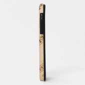 音符の背景 Case-Mate iPhoneケース (裏面/左)