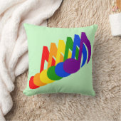 音符の虹 クッション (ブランケット)