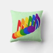 音符の虹 クッション (裏面)