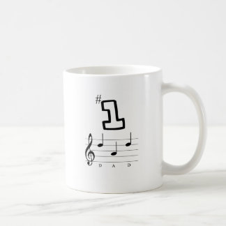 音符の#1パパ コーヒーマグカップ
