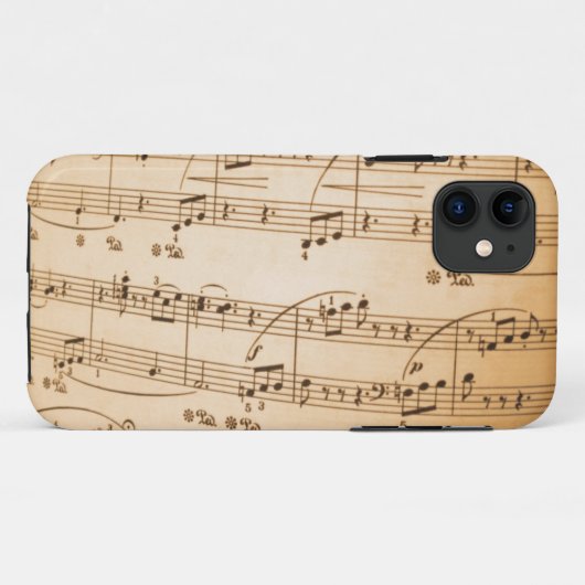 音符のiPhone 5の場合 Case-Mate iPhoneケース (裏面(横))