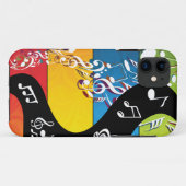 音符は色で渦巻きます Case-Mate iPhoneケース (裏面(横))