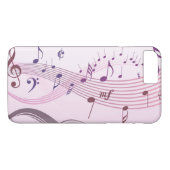 音符を巻くことのベクトル絵 Case-Mate iPhoneケース (裏面(横))