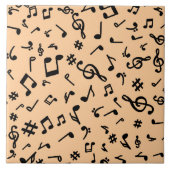 音符セラミックタイル タイル (正面)