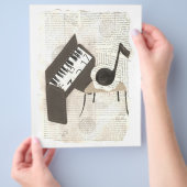 音符チラシ チラシ (手)