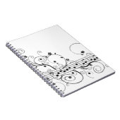 音符パターン ノートブック (右側)