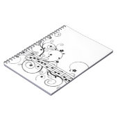 音符パターン ノートブック (左側)