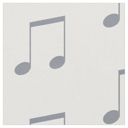 音符パターン ファブリック (クローズアップ)