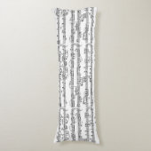 音符パターン ボディピロー (正面縦)