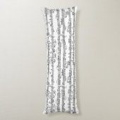 音符パターン ボディピロー (裏面 (縦))