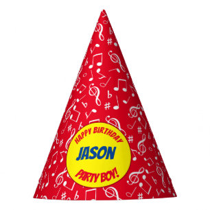 音符パーティー帽子 パーティーハット
