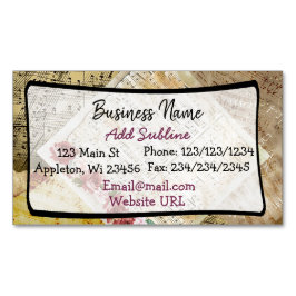 音符ビジネスマグネティック・カード マグネット名刺