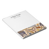 音符ピアノサックス・ヴァイオリンからの音符 ノートパッド (アングル)