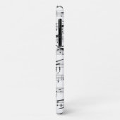 音符ピアノシート音楽カスタム Case-Mate iPhoneケース (裏面/左)