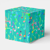 音符プリント-ターコイズ数々の, フェイバーボックス (裏面サイド)