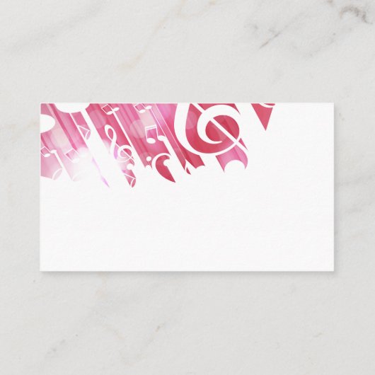 音符マイクロゴ 名刺 (裏面)