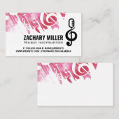 音符マイクロゴ 名刺 (正面/裏面)