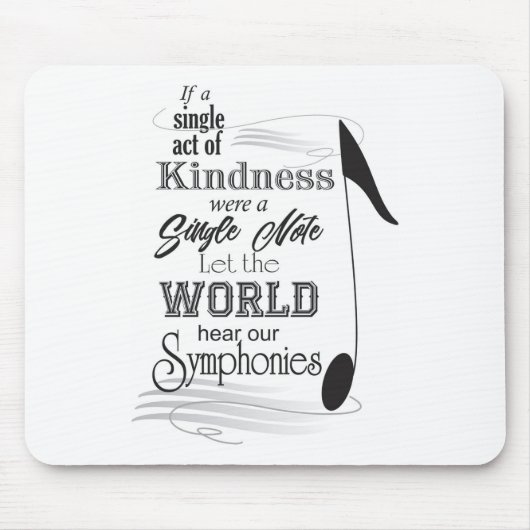 音符マウスパッド マウスパッド (正面)