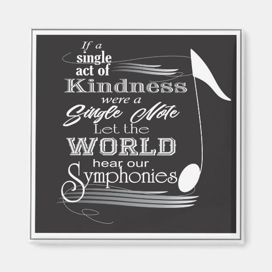 音符マグネット マグネット (正面)