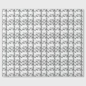 音符ラッピング紙 ラッピングペーパー (フラット)