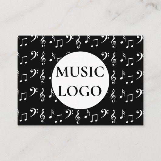 音符名刺 名刺 (正面)