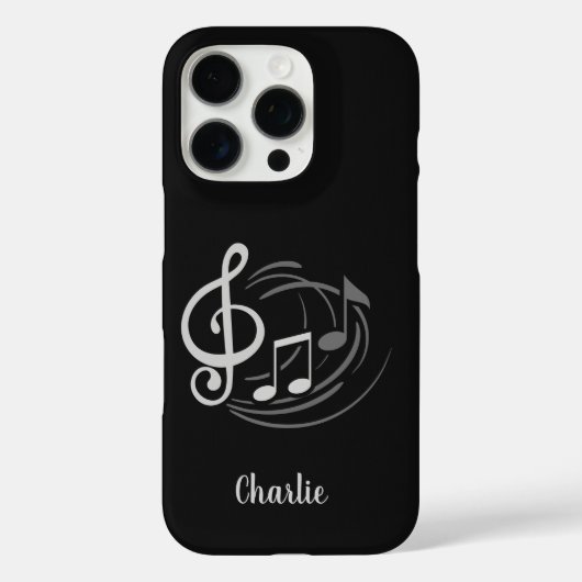 音符名前をカスタムするの電話ケース Case-Mate iPhoneケース (裏面)
