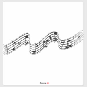 音符音楽シート音楽 シール