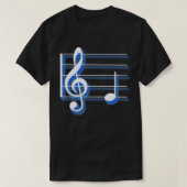 音符1 Tシャツ (デザイン正面)