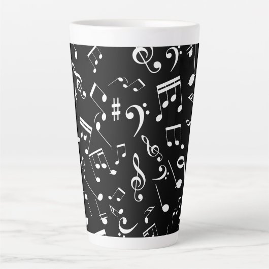 音符2 カフェラテマグ (正面)